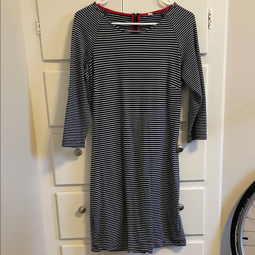 Striped Black and White Dress